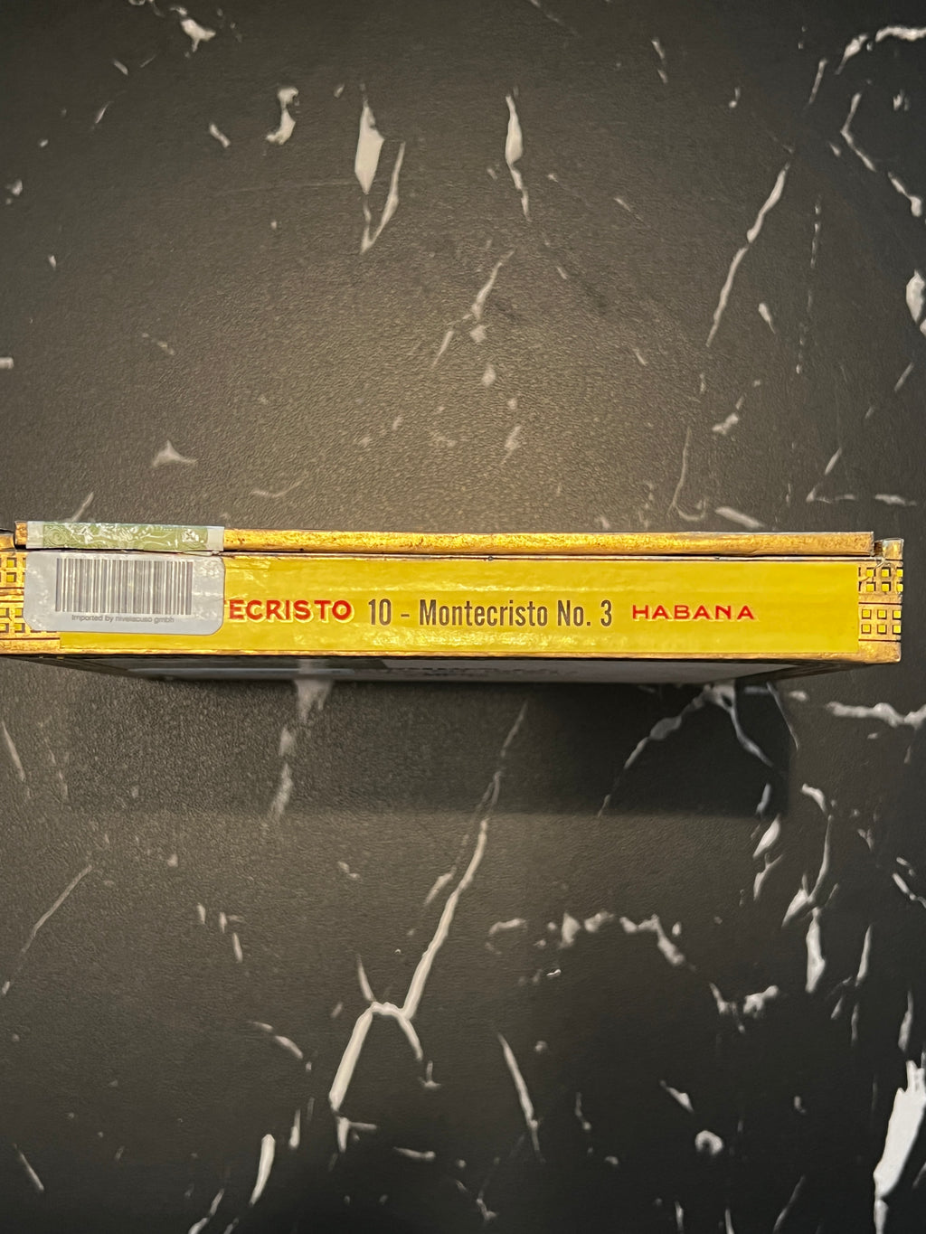 2012 Montecristo No.3 box of 10 cigars