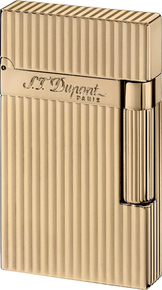 S.T. Dupont Ligne 2 Gold Vertical Lines lighter