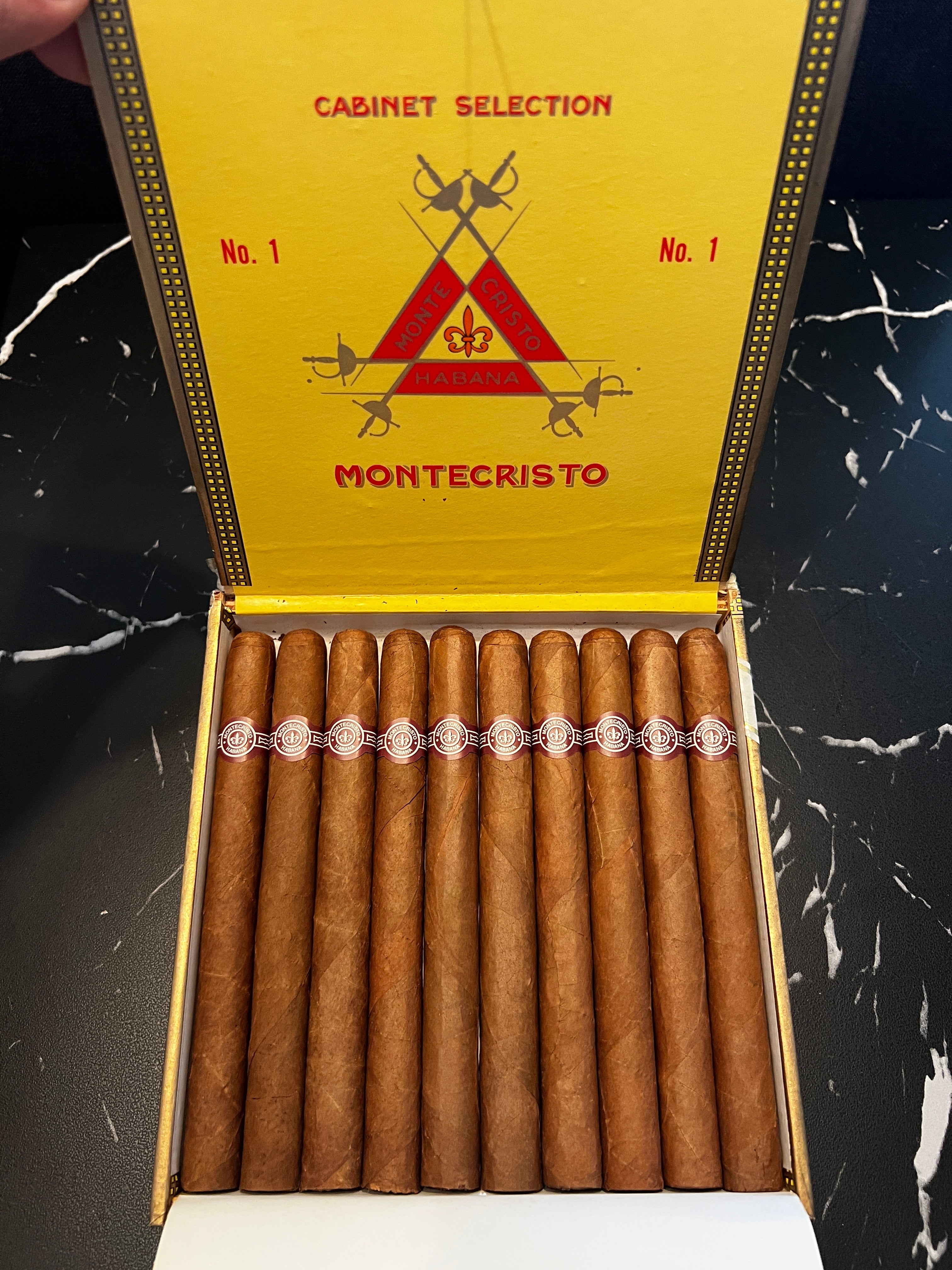 2009 Montecristo No.1 box of 10 cigars