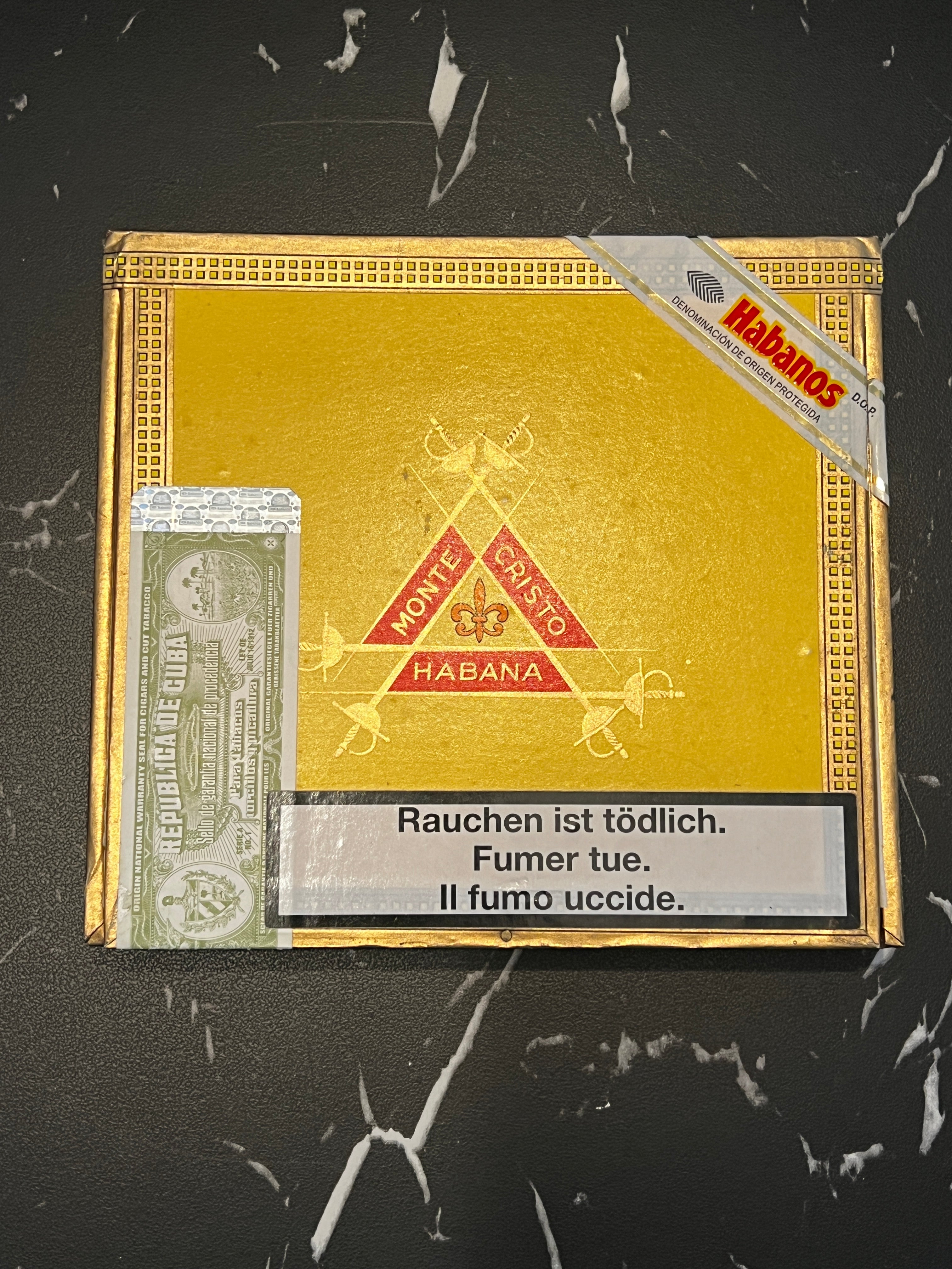 2012 Montecristo No.3 box of 10 cigars